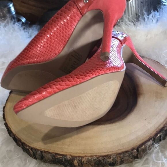 Leather and Suede High Heel Shoes‎ - Picture 3 of 7